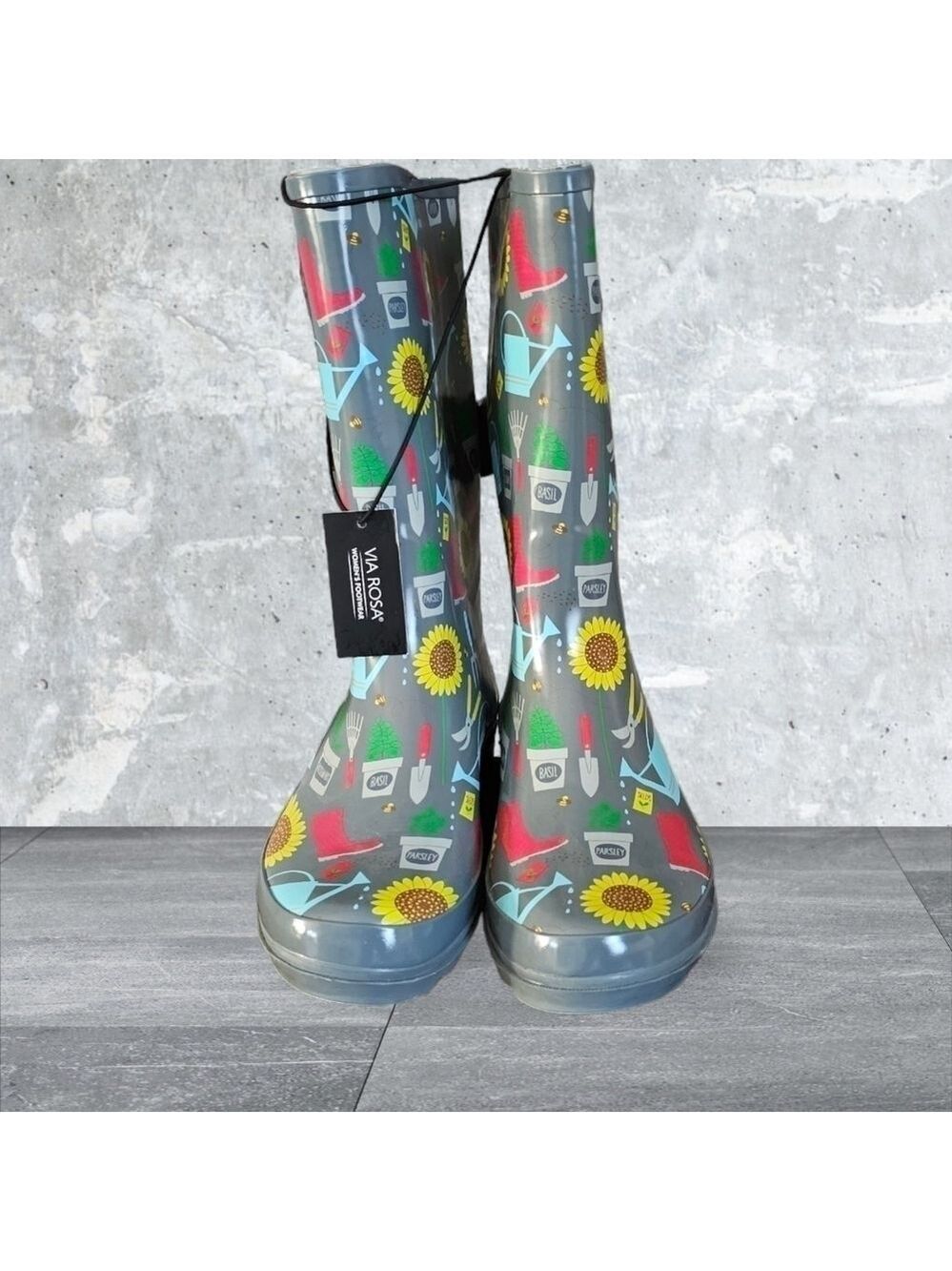 Sunflower Rain Boots Size 11 - Picture 3 of 5